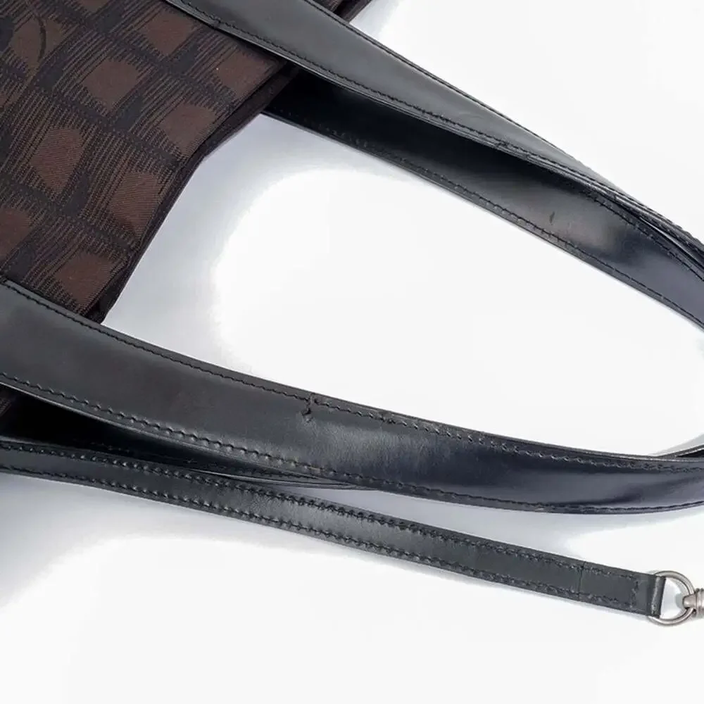 CHANEL Brown Leather Tote Bag